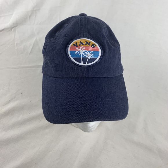 VANS Other - Vans Off The Wall Palm Trees Courtside‎ Hat Curved brim Navy blue adjustable Cap